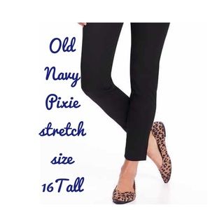 NWT -Old Navy Pixie Black Size 16 Tall -price firm